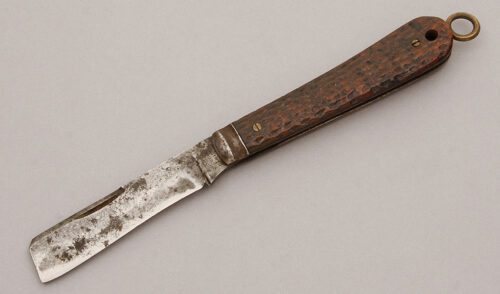 Miller Bros. Sailors Knife with Jigged Bone Scales handle material - Obverse Side - Item #KLC10715