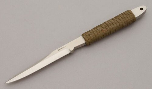 Barry Dawson Spike with Green Cord Wrapped Handle handle material - Obverse Side - Item #KLC10733