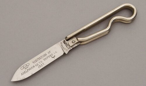 George Schrade Knife Co Slip Joint Folder with N/A handle material - Obverse Side - Item #KLC10755