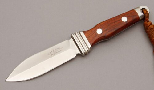 A.G. Russell Sting III with Cocobolo Scales handle material - Obverse Side - Item #KLC10787