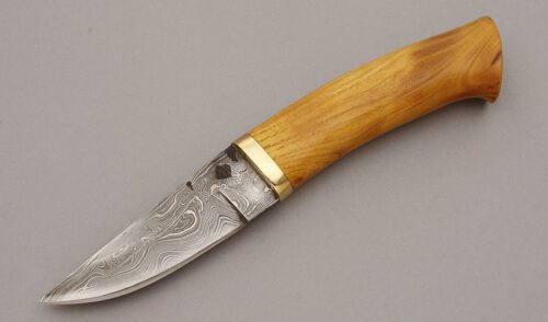 Jesse Hemphill Scandi with Osage Orange Wood Handle handle material - Obverse Side - Item #KLC10799
