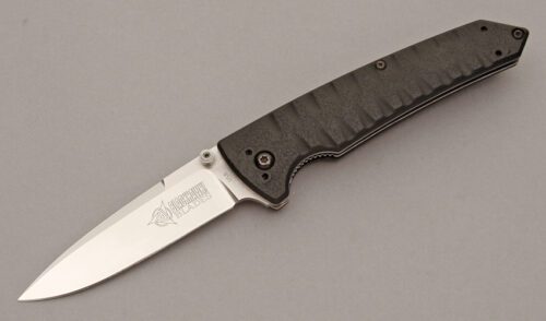Blackhawk Blades BHB30 Assisted Open Linerlock with Injection-Molded Nylon Scales handle material - Obverse Side - Item #KLC10812