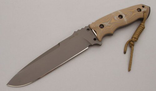 Hogue Knives EX-F01 Elishewitz Tactical with G-10 G-Mascus Scales handle material - Obverse Side - Item #KLC10825