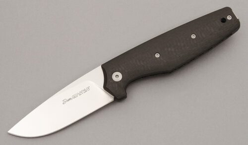 Viper Knives DAN 1 Slip Joint Folder with Carbon Fiber Handle Scales handle material - Obverse Side - Item #KLC10833