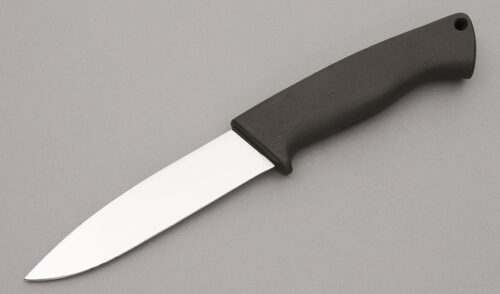 Gerber Knives A475 Hunter with Armorhide Handle handle material - Obverse Side - Item #KLC10839