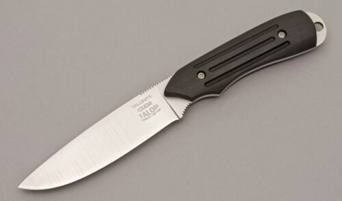 Camillus Cutlery Cuda Talon with Black G-10 Scales handle material - Obverse Side - Item #KLC10844