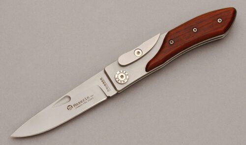 Maserin Trigger with Cocobolo Wood Scales handle material - Obverse Side - Item #KLC10847