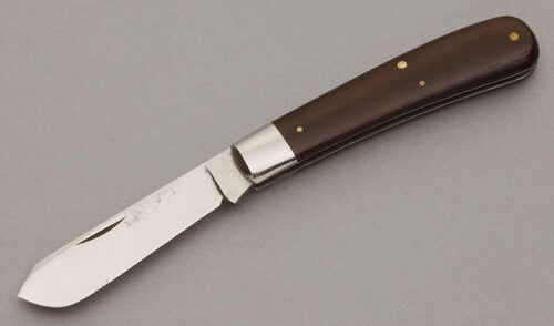 Cattaraugus Cutlery 11227 Spey Knife with Cocobolo Wood Scales handle material - Obverse Side - Item #KLC10946