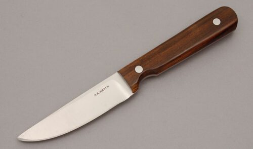 H.A. Martin Hunter with Desert Ironwood Handle Scales handle material - Obverse Side - Item #KLC10951