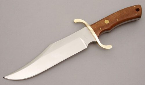 Boker Knives 547 Solingen Bowie with European Walnut Handle Scales handle material - Obverse Side - Item #KLC11025