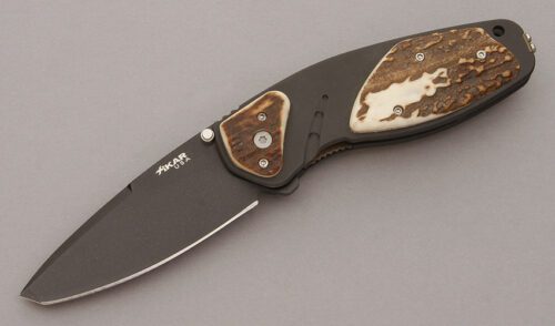 Xikar Cutlery 188BSTR Extreme Linerlock with Black Anodized 6082 Aluminum handle material - Obverse Side - Item #KLC11038