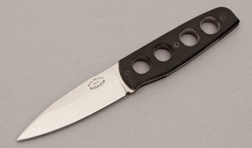 Boker Knives Bud Nealy MCS with Black G-10 Scales handle material - Obverse Side - Item #KLC11044