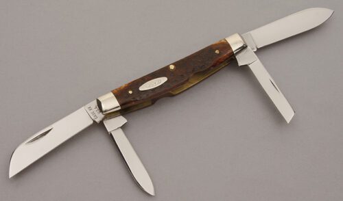 Case Cutlery 6488 Congress with Appoloosa Jigged Bone Scales handle material - Obverse Side - Item #KLC11072