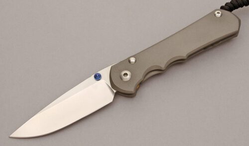 Chris Reeve Large Inkosi Framelock with Titanium Frame handle material - Obverse Side - Item #KLC11084