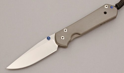 Chris Reeve Large Sebenza 21 Framelock with Titanium Frame handle material - Obverse Side - Item #KLC11088