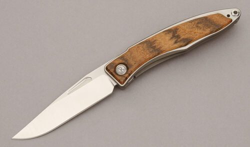 Chris Reeve Mnandi Framelock with Titanium Frame handle material - Obverse Side - Item #KLC11092