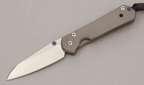 Chris Reeve Small Sebenza 21 Framelock with Titanium Frame handle material - Obverse Side - Item #KLC11093
