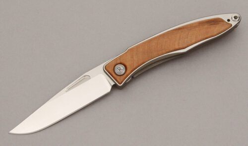 Chris Reeve Mnandi Framelock with Titanium Frame handle material - Obverse Side - Item #KLC11094