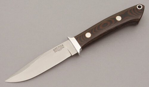 Bark River Knife & Tool Escort with Red & Black G10 Handle handle material - Obverse Side - Item #KLC11106