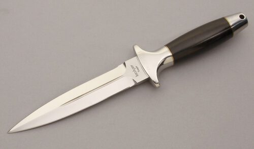 Kershaw Knives 1007 Trooper with Ebony Wood Handle handle material - Obverse Side - Item #KLC11124