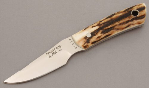 Mike Irie Sport 800 with Stag Handle Scales handle material - Obverse Side - Item #KLC11179