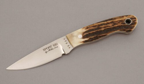 Mike Irie Sport 100 with Stag Handle Scales handle material - Obverse Side - Item #KLC11180