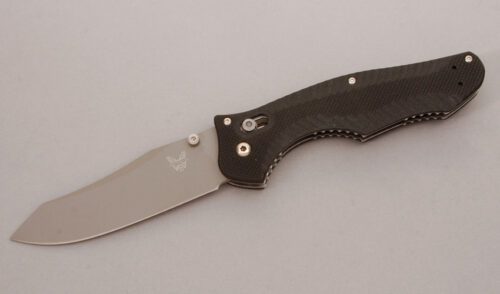 Benchmade Knives Model 810 Contego Axis Lock with Textured G-10 Scales handle material - Obverse Side - Item #KLC11210
