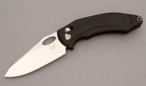 Benchmade Knives 808 Loco Axis Lock with Black Machined G-10 Scales handle material - Obverse Side - Item #KLC11216