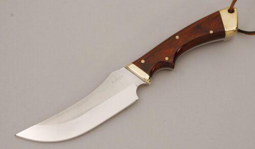 Ed Abel Skinner with Rosewood Handle Scales handle material - Obverse Side - Item #KLC11350
