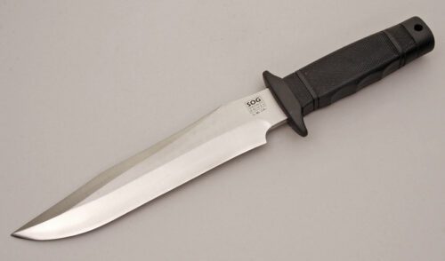 SOG Knives Tigershark with Kraton Handle handle material - Obverse Side - Item #KLC11352