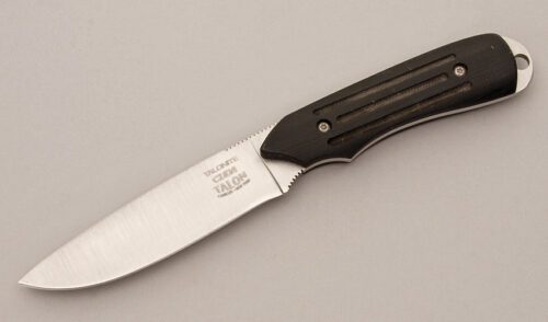 Camillus Cutlery Cuda Talon with Black G-10 Scales handle material - Obverse Side - Item #KLC11400