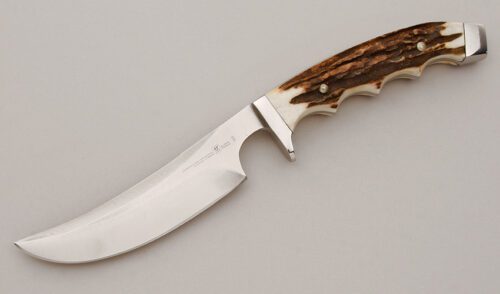 J.A. Henckels 944 Integral Skinner with Stag Handle Scales handle material - Obverse Side - Item #KLC11427