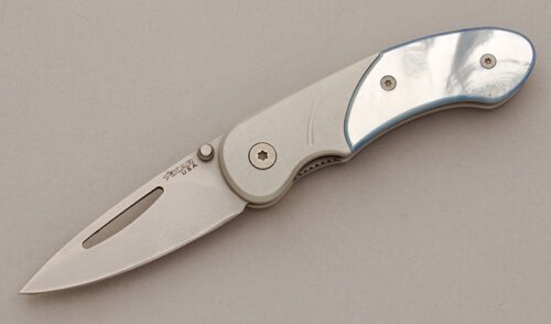 Xikar Cutlery 138 Excel Linerlock Folder with 6061 T6 Aluminum Frame handle material - Obverse Side - Item #KLC11431