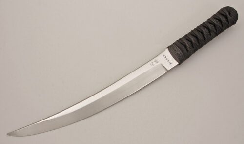 CRKT Knives James Williams Hisshou with Rayskin Wrapped Handle handle material - Obverse Side - Item #KLC11439