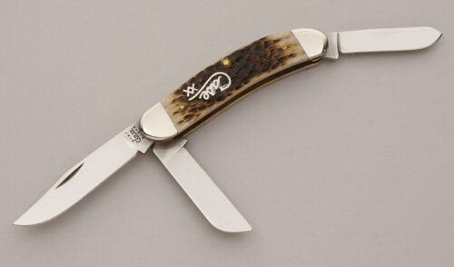 Case Cutlery TB6339 Sowbelly with Jigged Bone Scales handle material - Obverse Side - Item #KLC11502