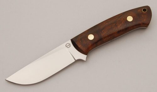 Dozier Knives Master Hunter with Desert Ironwood Scales handle material - Obverse Side - Item #KLC11551