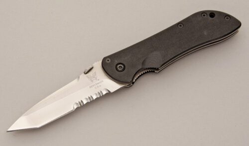 Benchmade Knives 910S Elishewitz Stryker with G10 Scales handle material - Obverse Side - Item #KLC11555