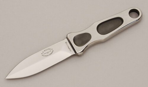 A.G. Russell Sting with Satin Finished Stainless Steel handle material - Obverse Side - Item #KLC11556
