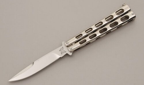 Benchmade Knives 239 Weehawk Butterfly Knife with Zamak Handles handle material - Obverse Side - Item #KLC11558