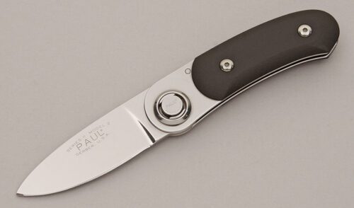 Gerber Knives Paul Series II Model 2 with Black Zytel Scales handle material - Obverse Side - Item #KLC11567