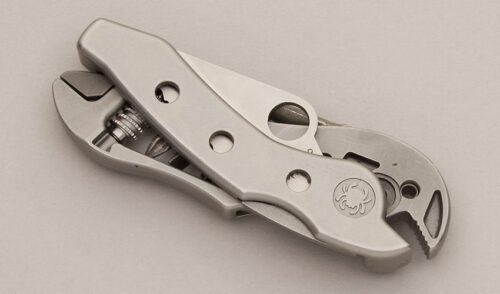 Spyderco Knives T01S SpydeRench Multi Tool with Stainless Steel handle material - Obverse Side - Item #KLC11580