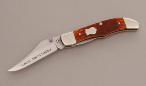 Case Cutlery 61265LC Folding Hunter with Chestnut Jigged Bone Scales handle material - Obverse Side - Item #KLC11630