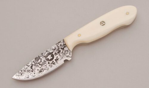 Oaks Bottom Forge The Ratio with Smooth White Bone Scales handle material - Obverse Side - Item #KLC11677