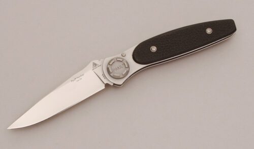 Lone Wolf Knives LM23230 Paul Panther with Textured Nylon Scales handle material - Obverse Side - Item #KLC11692