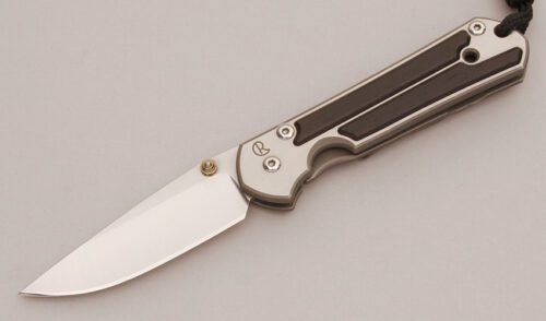 Chris Reeve Knives Small Sebenza with Titanium Frame handle material - Obverse Side - Item #KLC11696