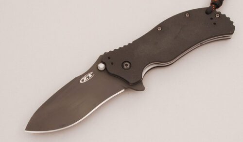 Zero Tolerance Knives 0350 Onion Speed Safe Folder with Black G-10 Scales handle material - Obverse Side - Item #KLC11701