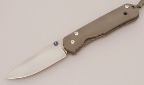 Chris Reeve Knives Large Sebenza Framelock Folder with Titanium Frame handle material - Obverse Side - Item #KLC11702