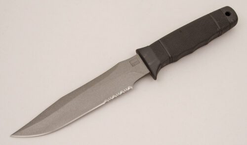 Sog Knives Seal with Kraton Handle handle material - Obverse Side - Item #KLC11746
