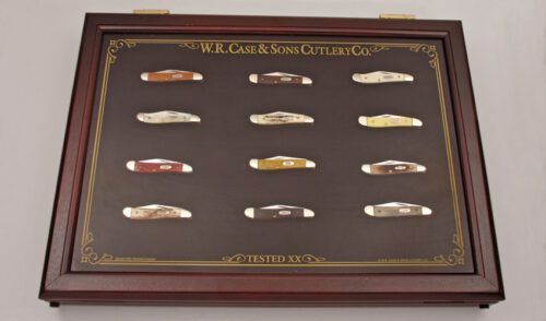 Case Cutlery 12 Knife Set with N/A handle material - Obverse Side - Item #KLC11771