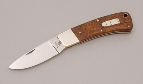 Hen & Rooster CM-7 .45 Long Colt Folder with Rosewood Handle Scales handle material - Obverse Side - Item #KLC11778